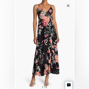 Maaji x Rapsodia Galaxy of Dreams black floral dress, large